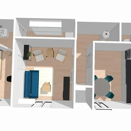 Artbleu -tout Confort - Ideal Pros - Proche Commerces * Montluçon