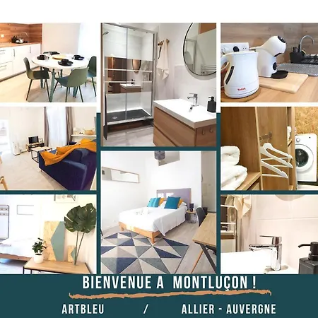 Artbleu -tout Confort - Ideal Pros - Proche Commerces Apartamento Montluçon